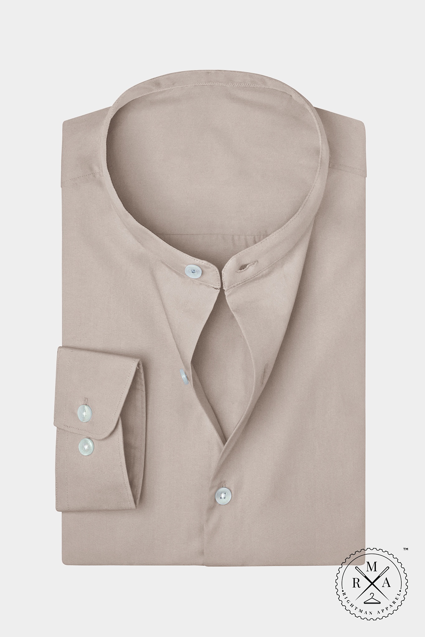 Peach Textured Satin Shirt SH341